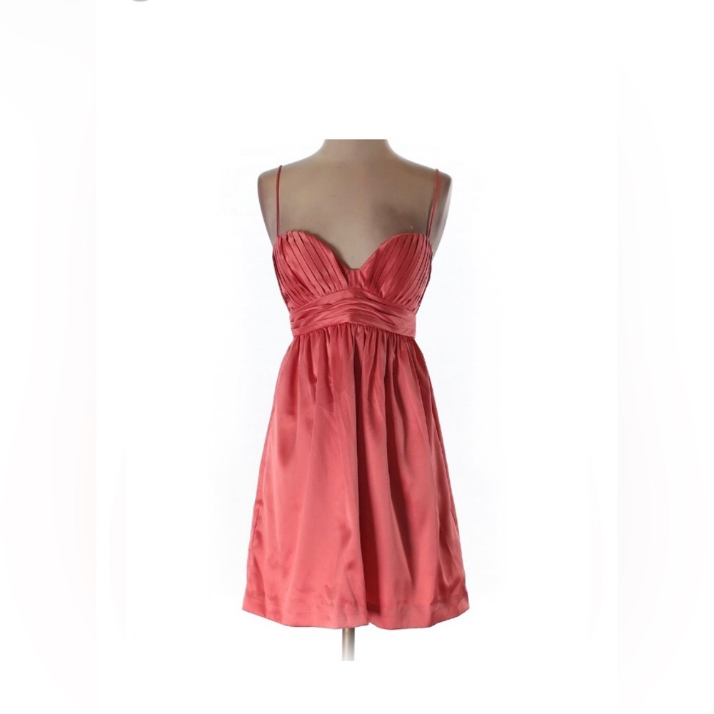 BCBG Coral Cocktail Mini Dress